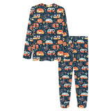 Camper Van Pattern Print Design 05 Women's All Over Print Pajama Set