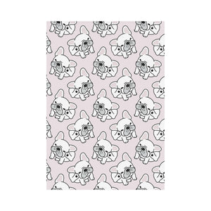 Cute french bulldog pattern House Flag Garden Flag