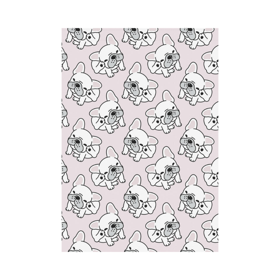 Cute french bulldog pattern House Flag Garden Flag