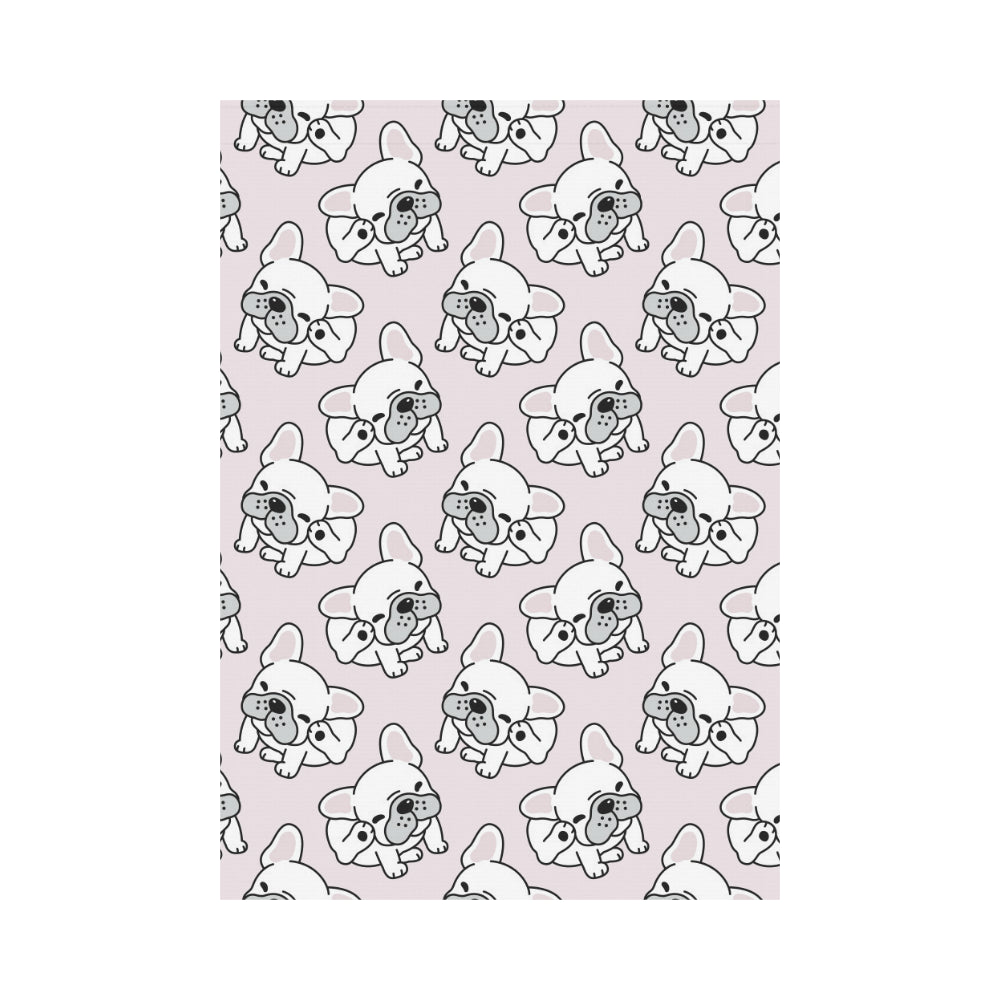 Cute french bulldog pattern House Flag Garden Flag