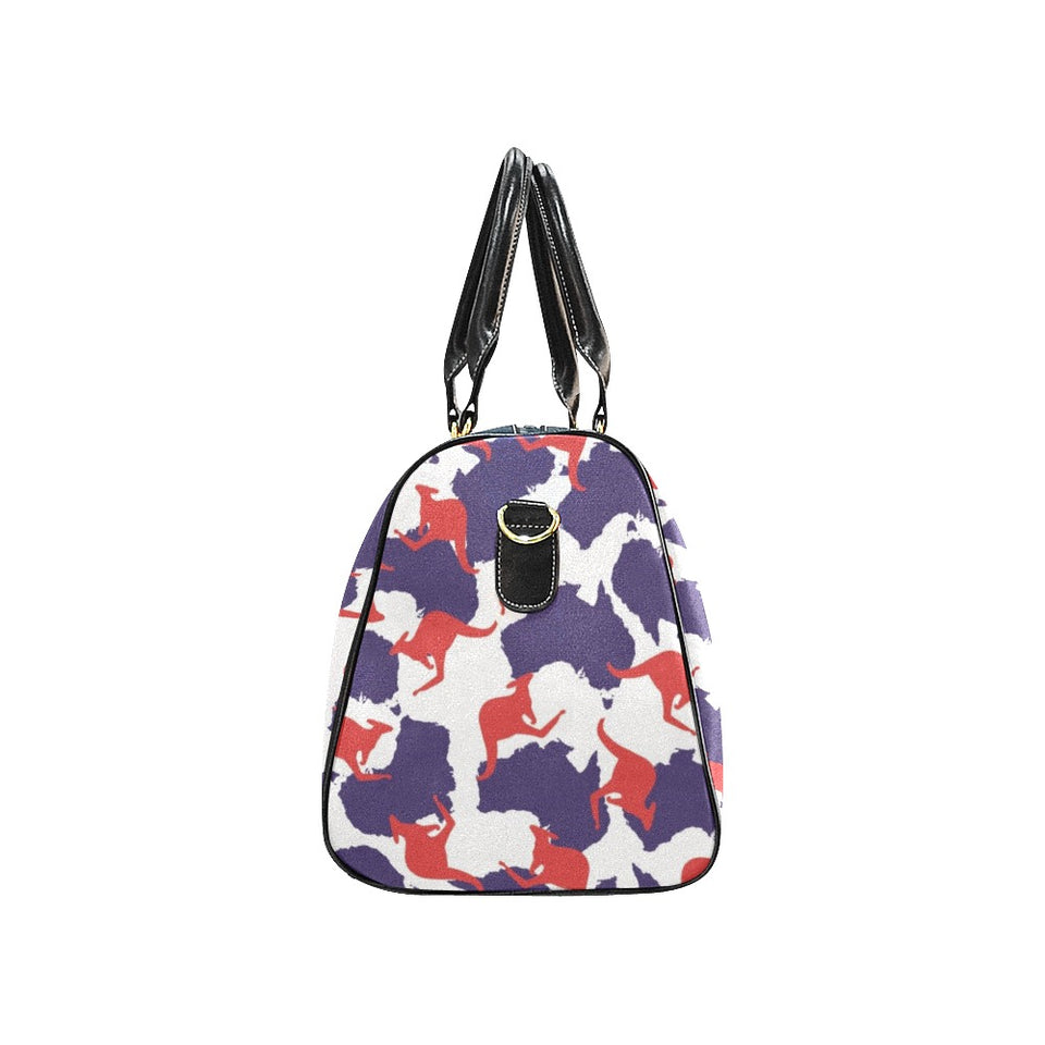 Kangaroo Australian pattern Travel Bag