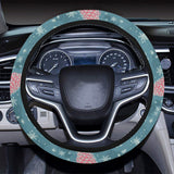 Squirrel Pattern Print Design 01 Car Steering Wheel Cover