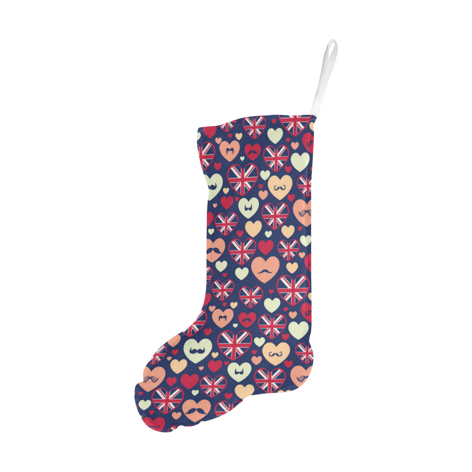 British Pattern Print Design 02 Christmas Stocking