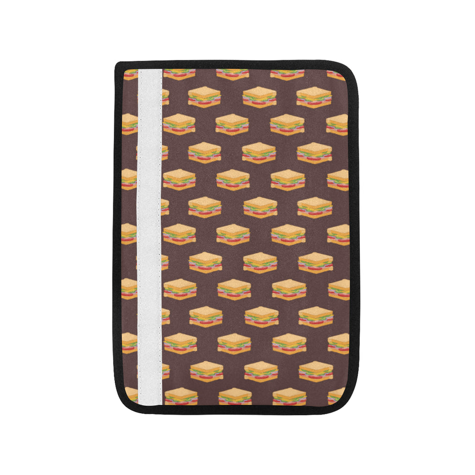 Sandwich Pattern Print Design 04 Car Seat Belt Cover