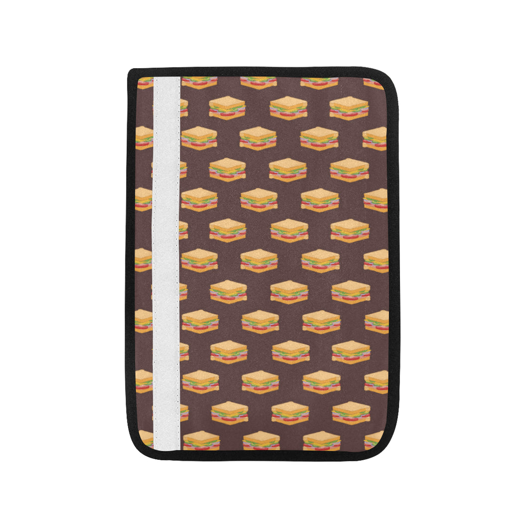Sandwich Pattern Print Design 04 Car Seat Belt Cover
