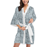 Traditional indian element pattern Women's Short Kimono Robe
