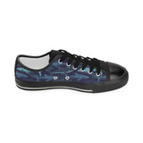 Shark pattern Kids' Boys' Girls' Low Top Canvas Shoes Black