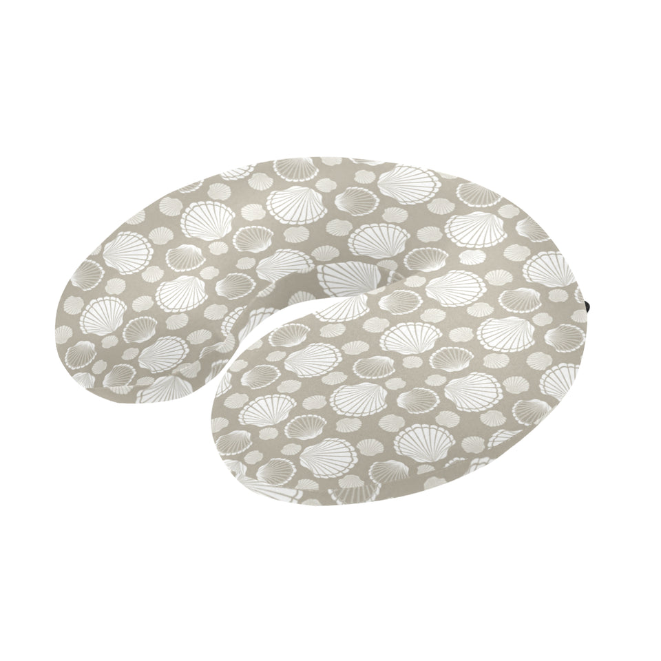 Scallop shell pattern U-Shaped Travel Neck Pillow