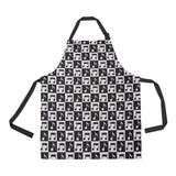 Music Notes Pattern Print Design 01 All Over Print Adjustable Apron