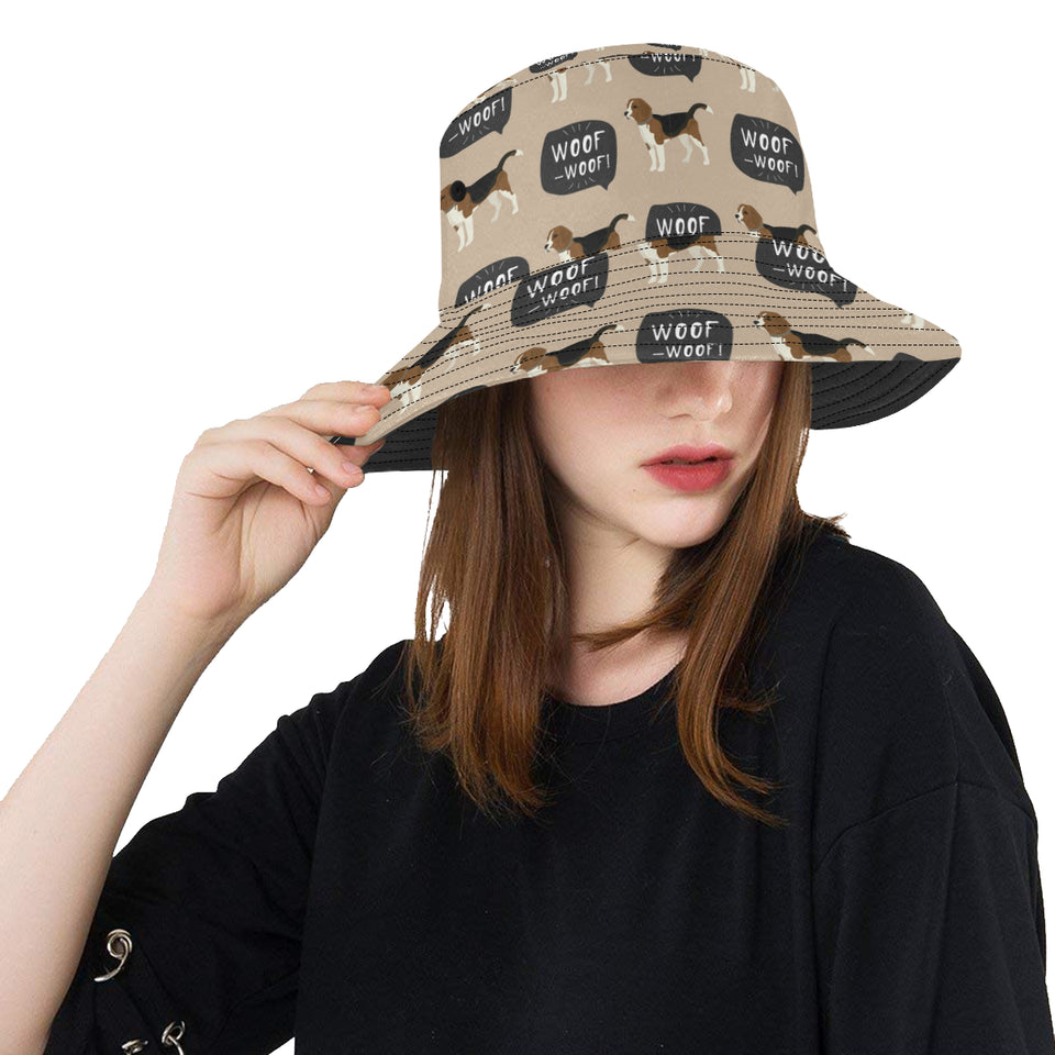 Beagle pattern Unisex Bucket Hat