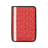 strawberry pattern red background Car Seat Belt Cover