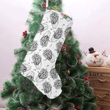Hand drawn french fries pattern Christmas Stocking