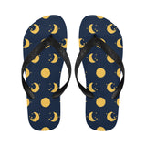 Moon star pattern Unisex Flip Flops
