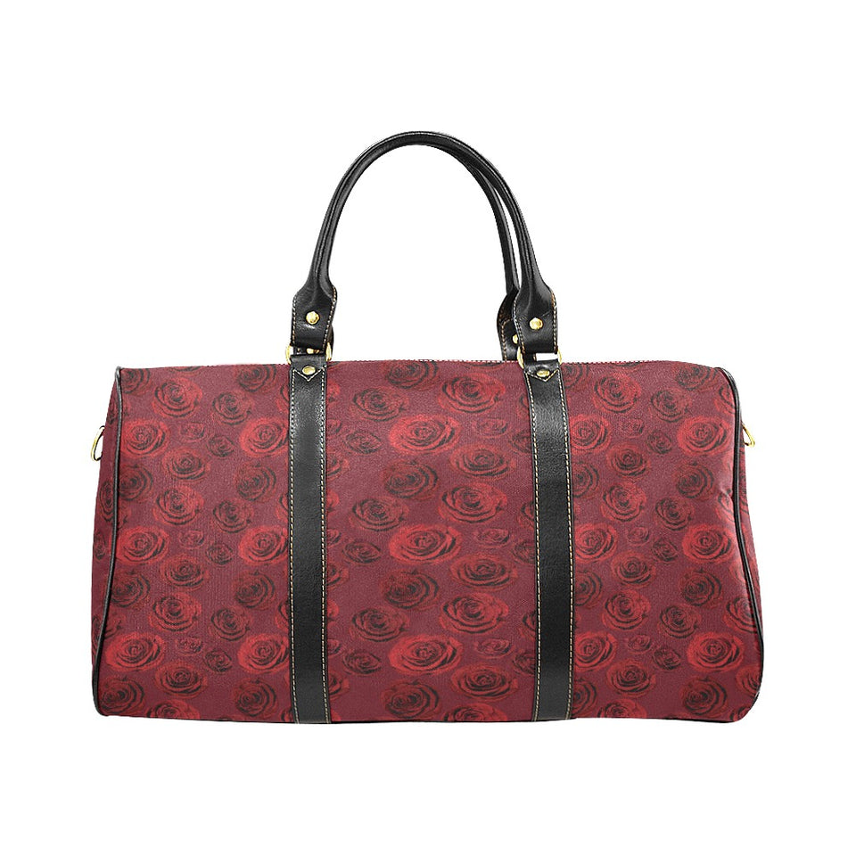 Rose Pattern Print Design 03 Travel Bag