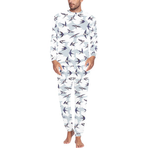 Swallow Pattern Print Design 05 Men's All Over Print Pajama