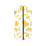 French fries white paper box pattern Women's Padded Vest