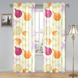 Onion garlic white red pattern Gauze Curtain