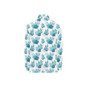 Coral Reef Pattern Print Design 04 Women's Long Sleeve Polo Shirt