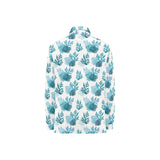 Coral Reef Pattern Print Design 04 Women's Long Sleeve Polo Shirt
