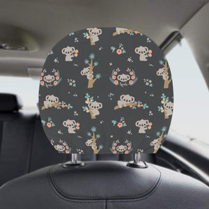 Cute koala pattern Car Headrest Cover