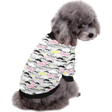 Mustache Beard Pattern Print Design 02 All Over Print Pet Dog Round Neck Fuzzy Shirt