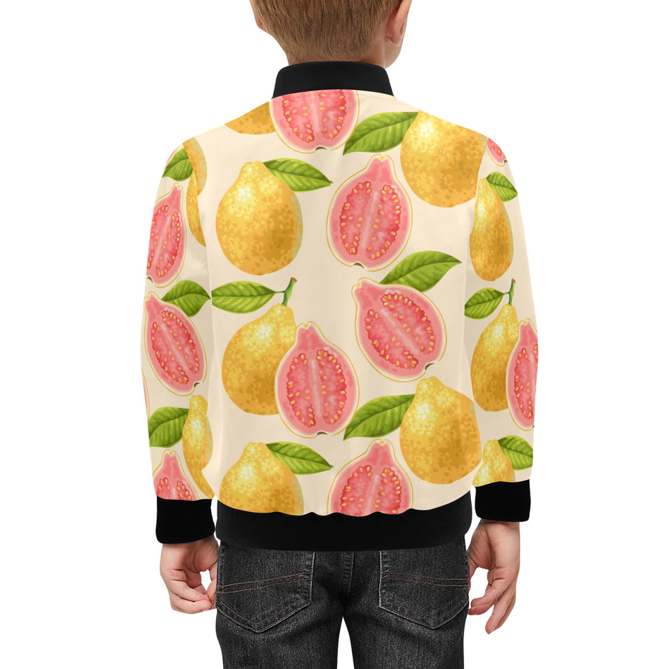 Beautiful guava pattern Kids' Boys' Girls' Bomber Jacket