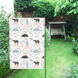 Polar bears star poka dot pattern House Flag Garden Flag