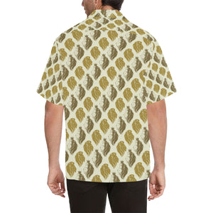 Lion Pattern Print Design 02 Men's All Over Print Hawaiian Shirt (Model T58)