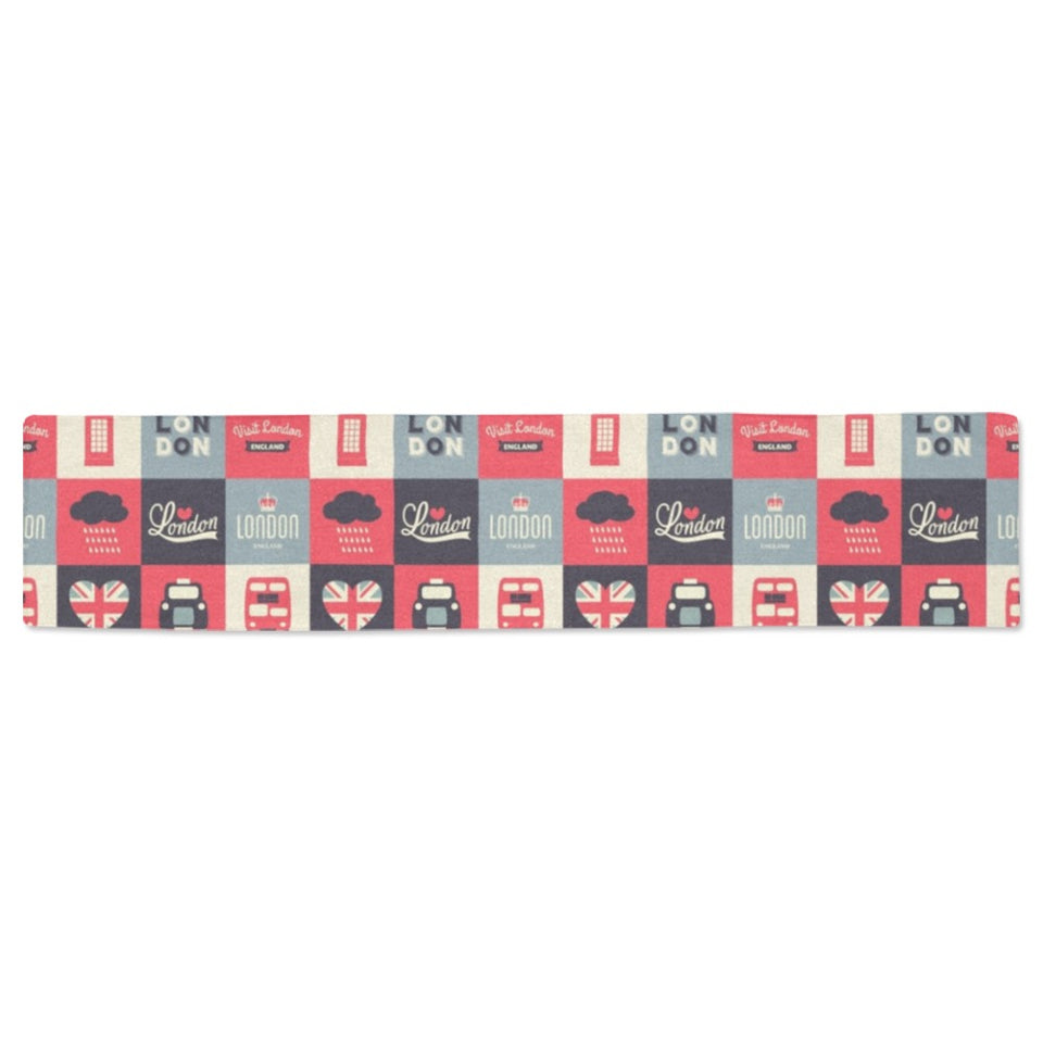 British Pattern Print Design 05 Table Runner