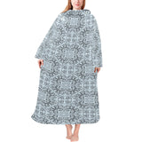 Traditional indian element pattern Blanket Robe with Sleeves