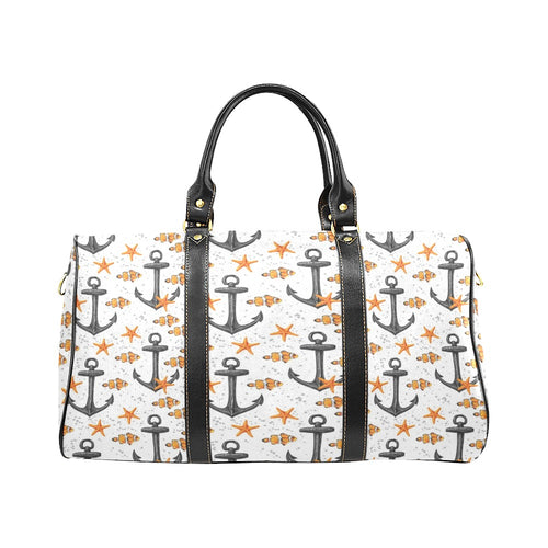 Clown Fish Pattern Print Design 02 Travel Bag
