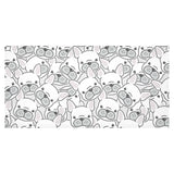Cute french bulldog head pattern Tablecloth