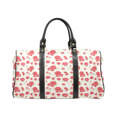 Rose Pattern Print Design 01 Travel Bag