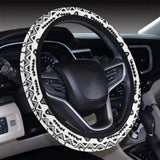 Camel polynesian tribal pattern Car Steering Wheel Cover