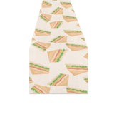 Sandwich Pattern Print Design 01 Table Runner