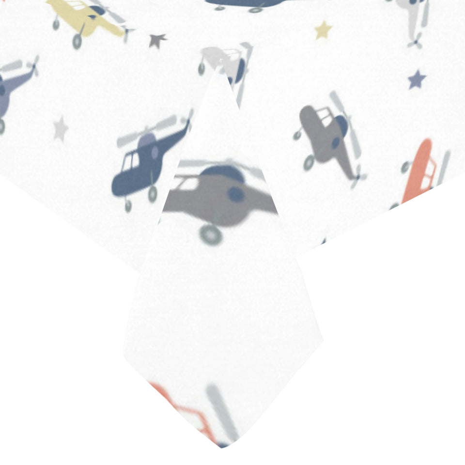 Cute helicopter star pattern Tablecloth