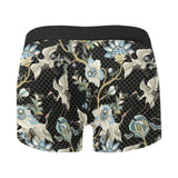 Japanese crane ornament elements Men's All Over Print Boxer Briefs Men's Underwear