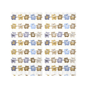 Teddy Bear Pattern Print Design 02 Gauze Curtain