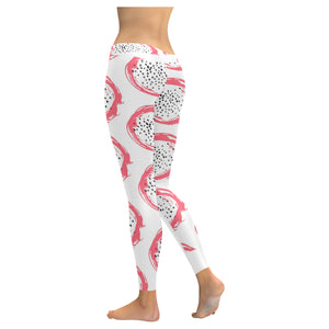 Hand drawn dragon fruit Women's Legging Fulfilled In US