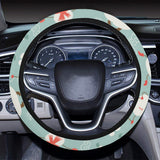Cute snowman pattern Car Steering Wheel Cover