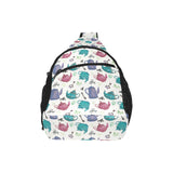 Tea pots Pattern Print Design 05 All Over Print Chest Bag