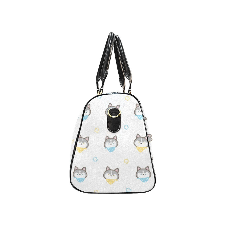 Cute Siberian Husky pattern Travel Bag