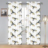 Eagle Pattern Print Design 03 Gauze Curtain