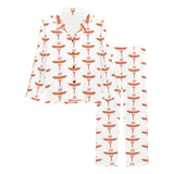 Sausage Pattern Print Design 05 Women's Long Pajama Set