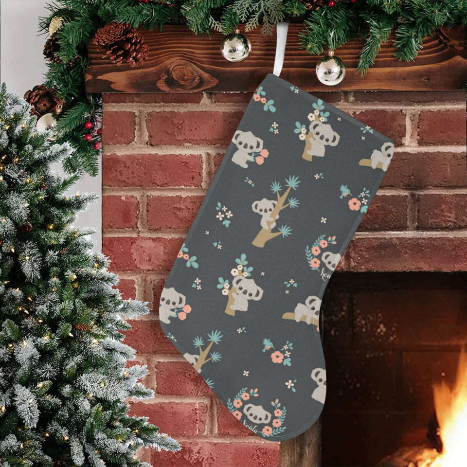 Cute koala pattern Christmas Stocking