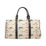 Mustache Beard Pattern Print Design 03 Travel Bag