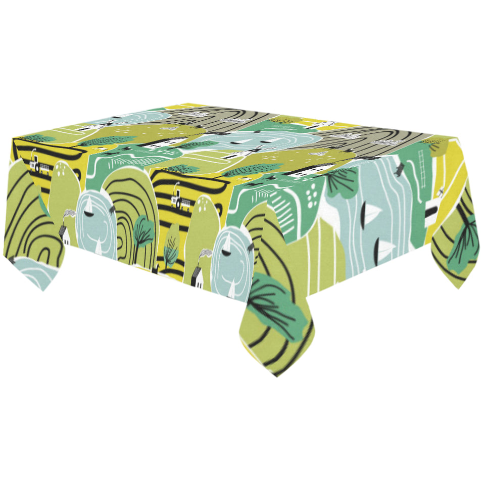Hand drawn windmill pattern Tablecloth