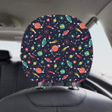 colorful space pattern planet star Car Headrest Cover