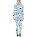 Cute panda pattern Women's Long Pajama Set