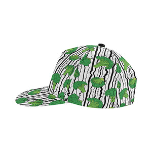 Cool Broccoli pattern All Over Print Snapback Cap